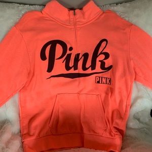 PINK 1/4 Zip sweater